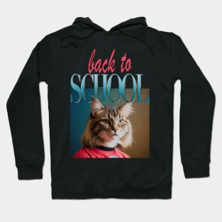 Back to School Cat Hoodie